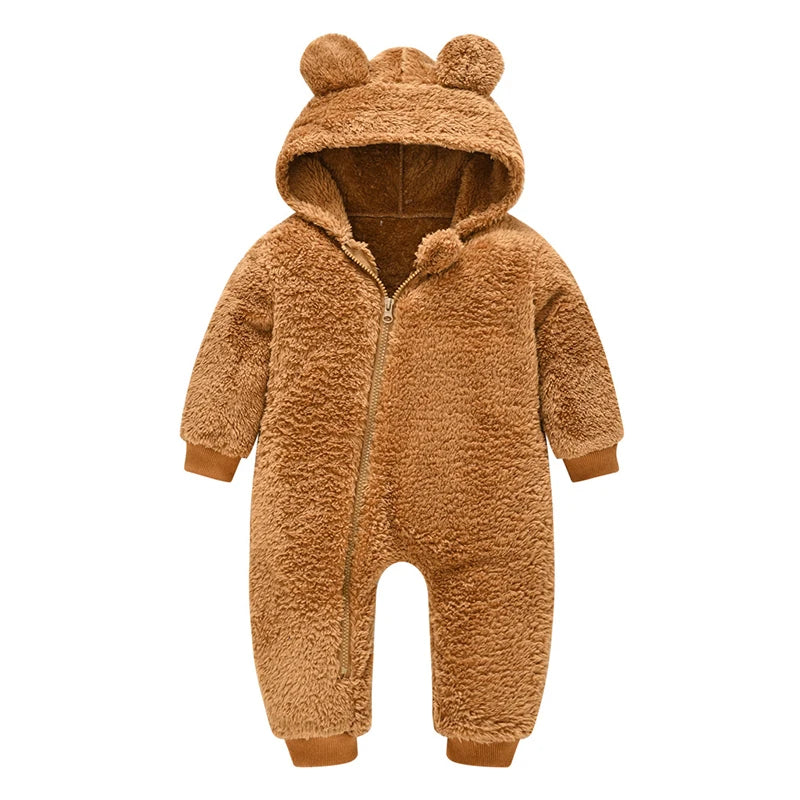 Plush Bear Baby One-Piece