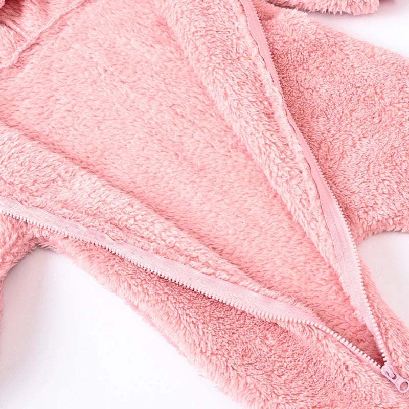 Plush Bear Baby One-Piece