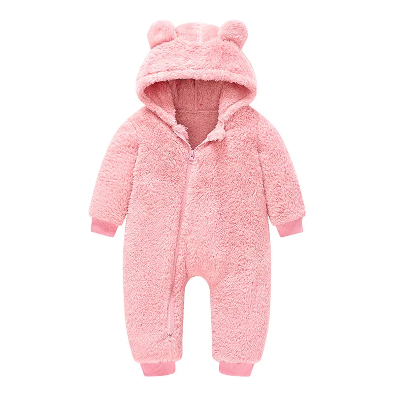 Plush Bear Baby One-Piece