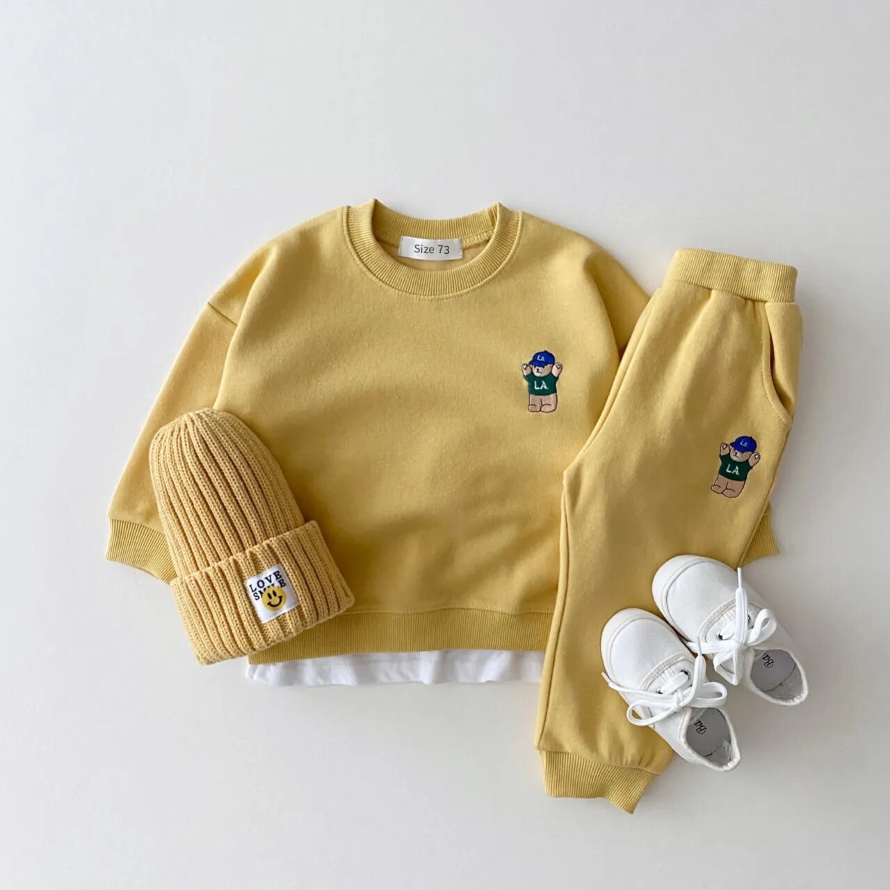 Gender Neutral Cheer Bear Sweat Suit