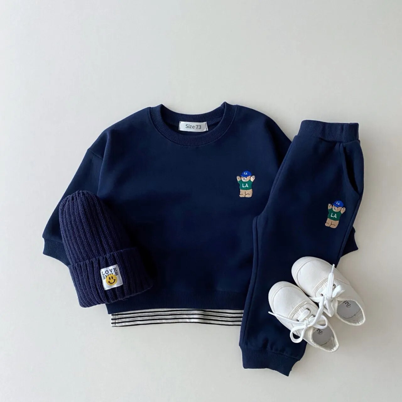 Gender Neutral Cheer Bear Sweat Suit