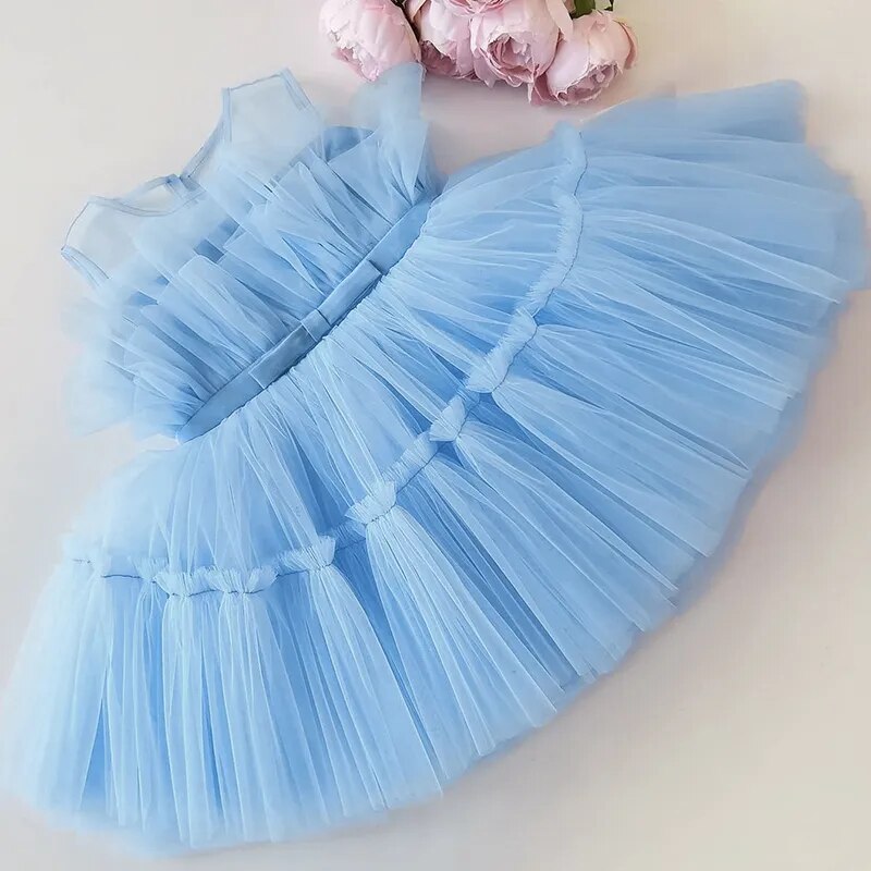 Girls Tulle Princess Dress