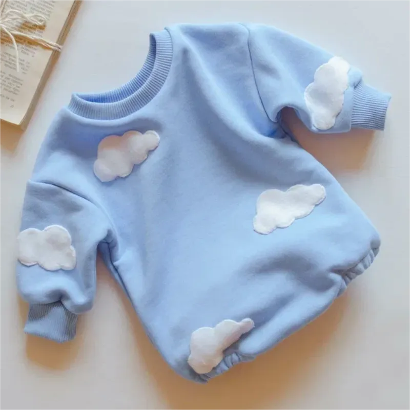 Gender Neutral Baby Cloud Romper