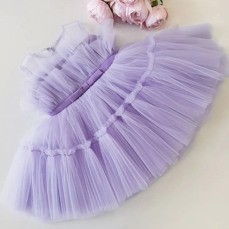 Girls Tulle Princess Dress