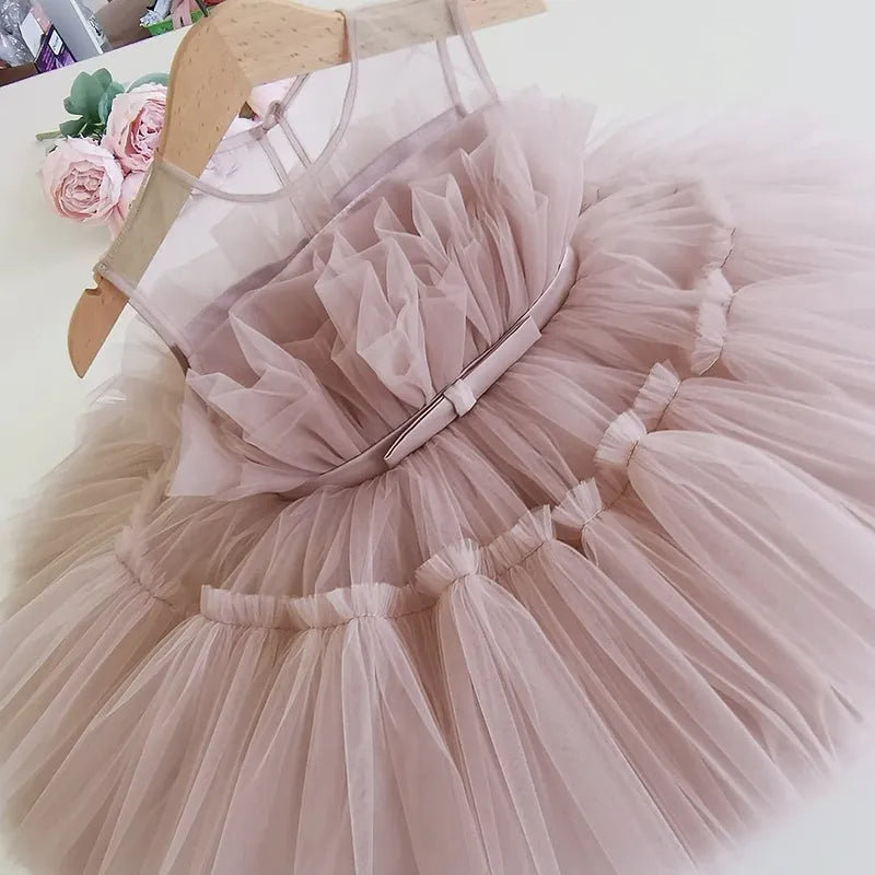 Girls Tulle Princess Dress